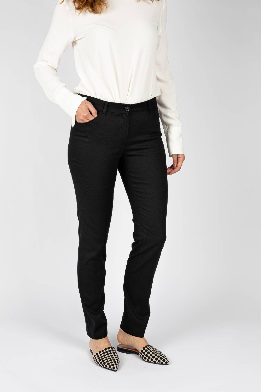 L.Pucci Pantaloni Jeans modello gamba regolare colore nero Offerta Anniversario