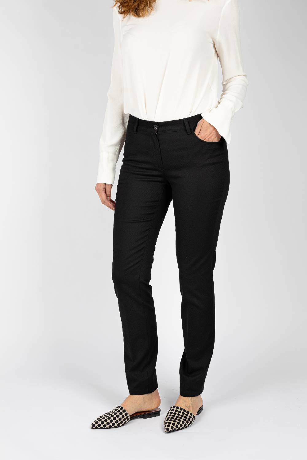 L.Pucci Pantaloni Jeans modello gamba regolare colore nero Offerta Anniversario