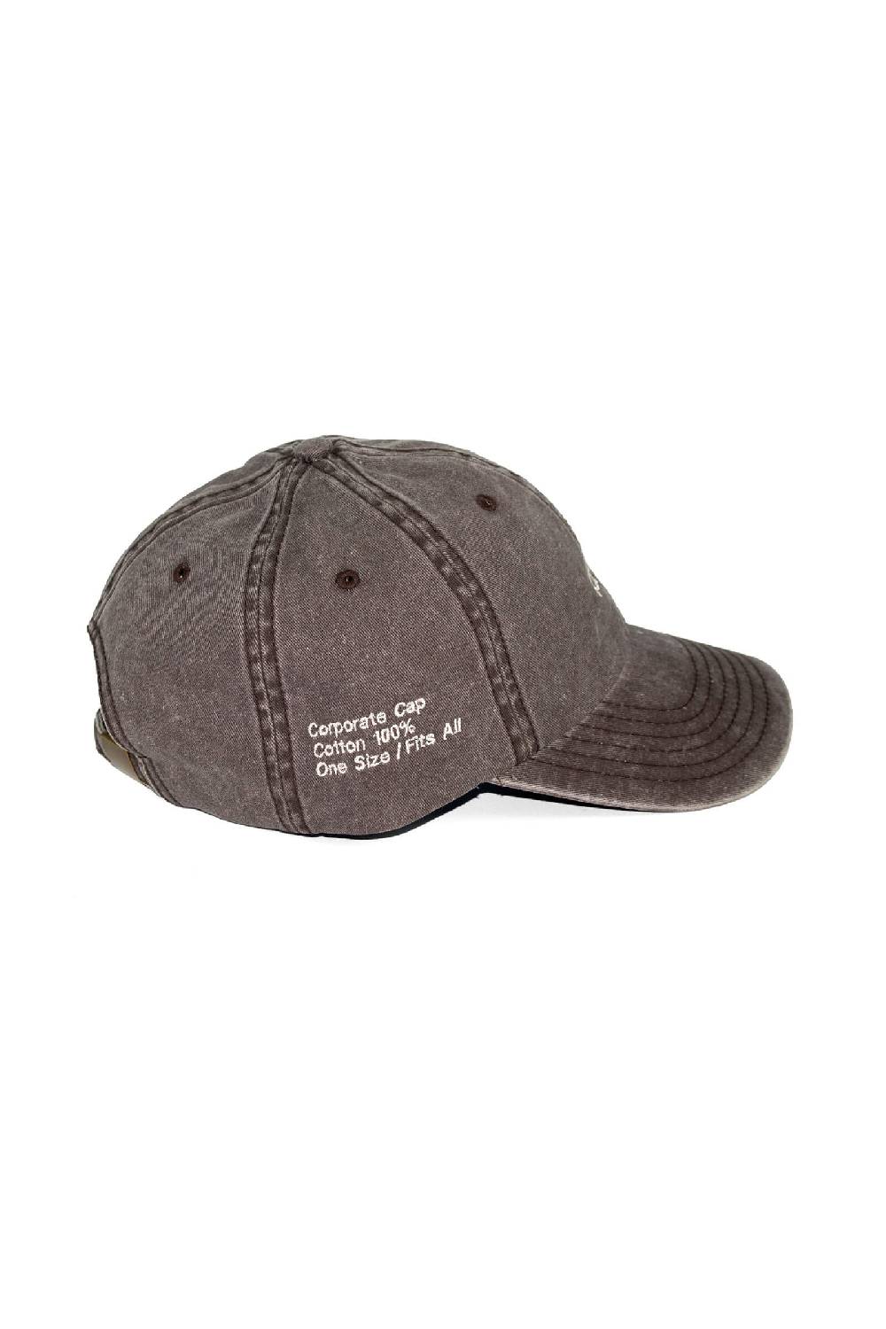 Lc23 Baseball Cap Washed Brown Vendite Flash