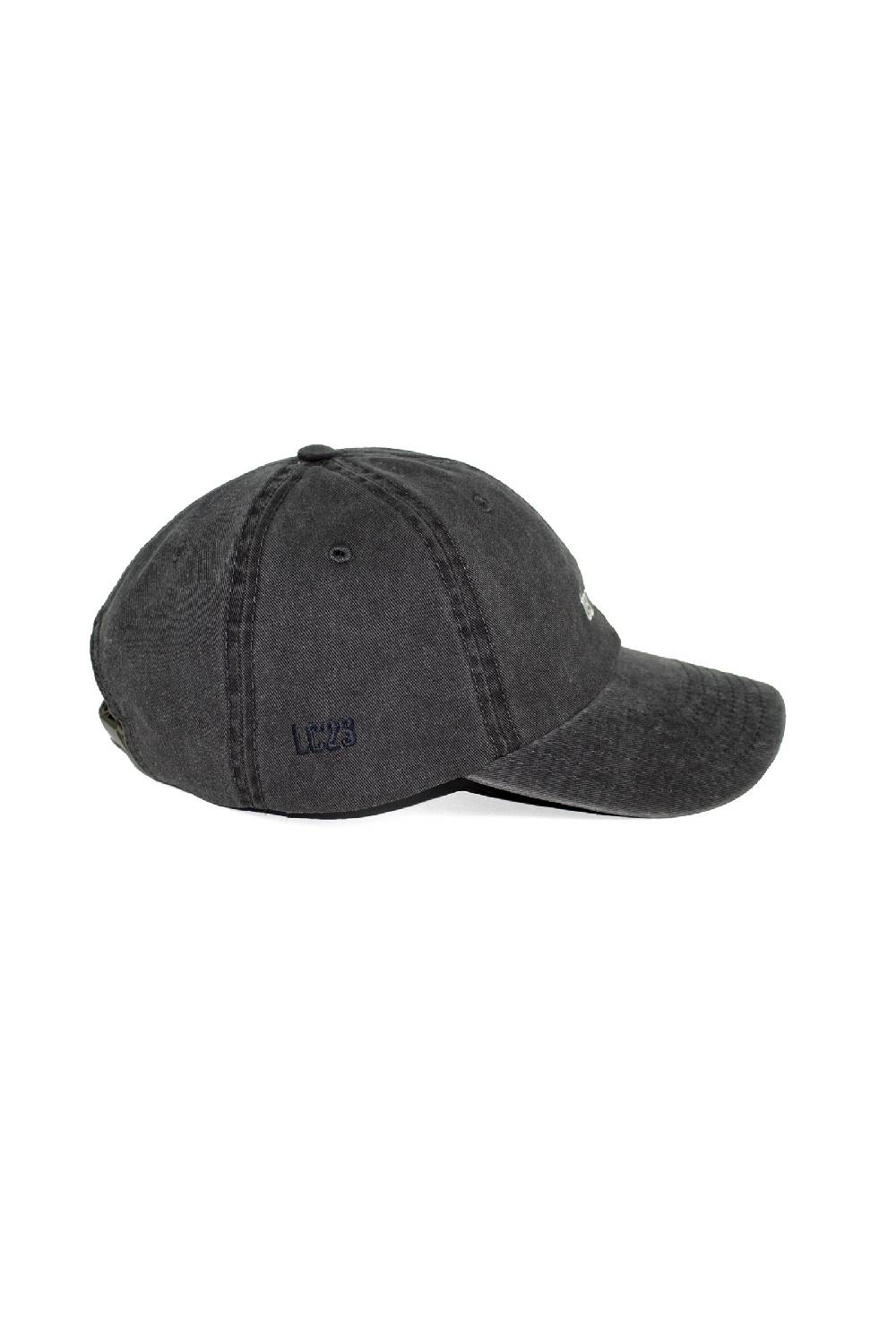 Lc23 Terrone Baseball Cap Washed Black Prezzo Ridotto