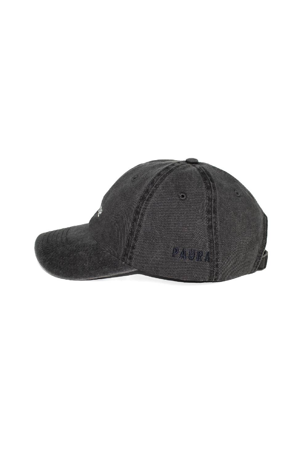 Lc23 Terrone Baseball Cap Washed Black Prezzo Ridotto
