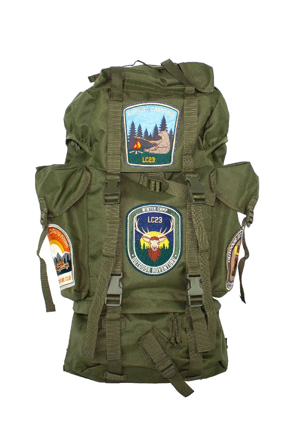 Lc23 LC23 Backpack 65l Army Green In Saldo