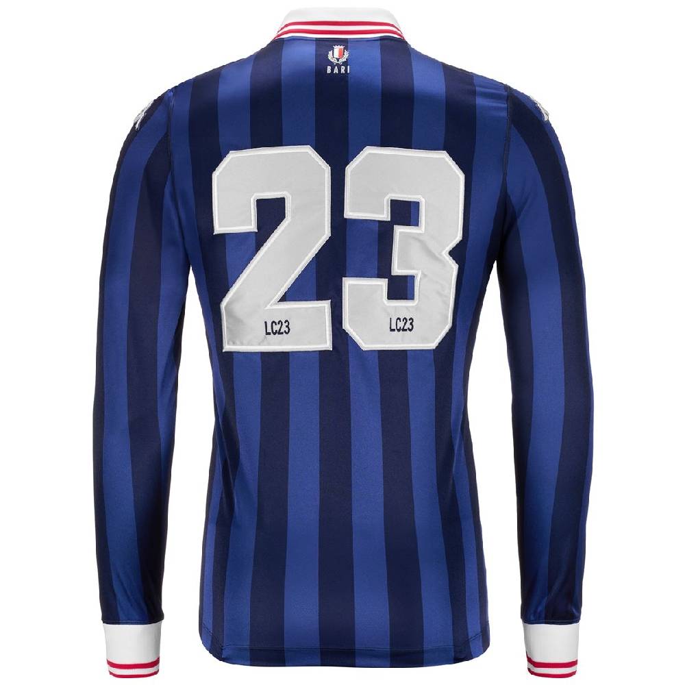 Lc23 LC23 x Kappa x SSC BARI Navy Jersey Long Sleeve Soddisfazione Garantita