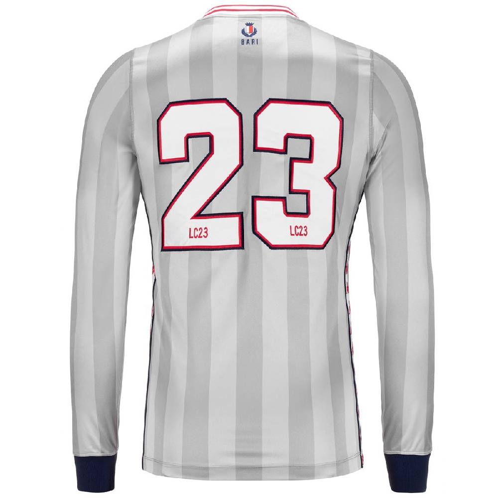 Lc23 LC23 x Kappa x SSC BARI Silver Jersey Long Sleeve Acquista Ora