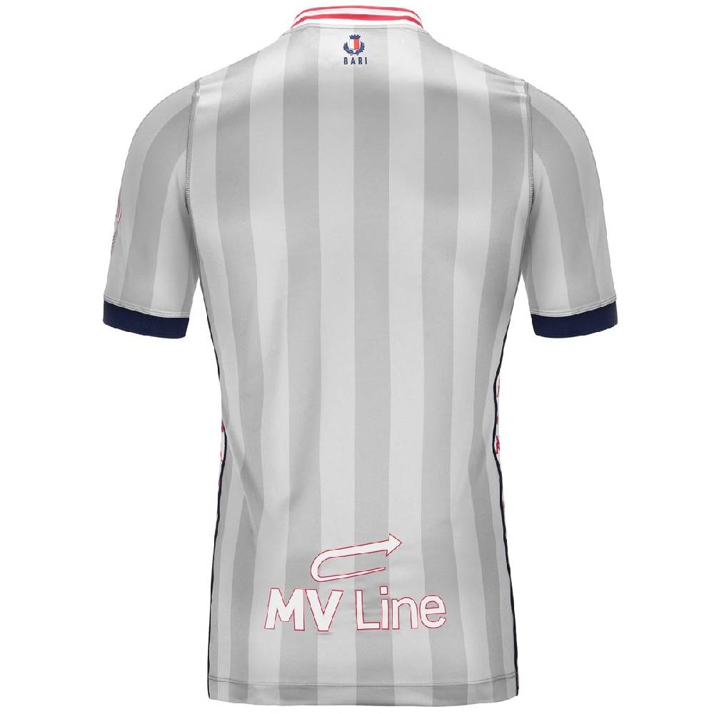Lc23 LC23 x Kappa x SSC BARI Silver Jersey Short Sleeve Consegna Veloce
