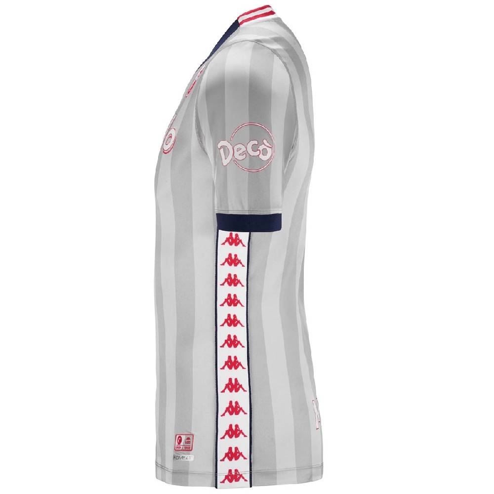 Lc23 LC23 x Kappa x SSC BARI Silver Jersey Short Sleeve Consegna Veloce