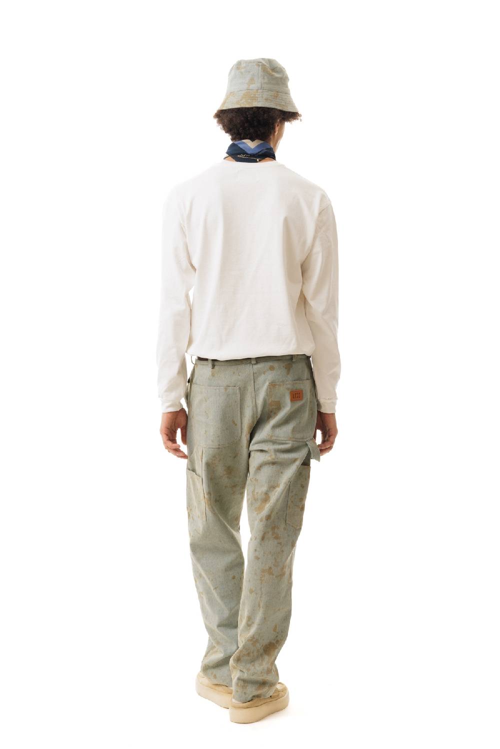 Lc23 Dirty Denim Work Trousers Sconto
