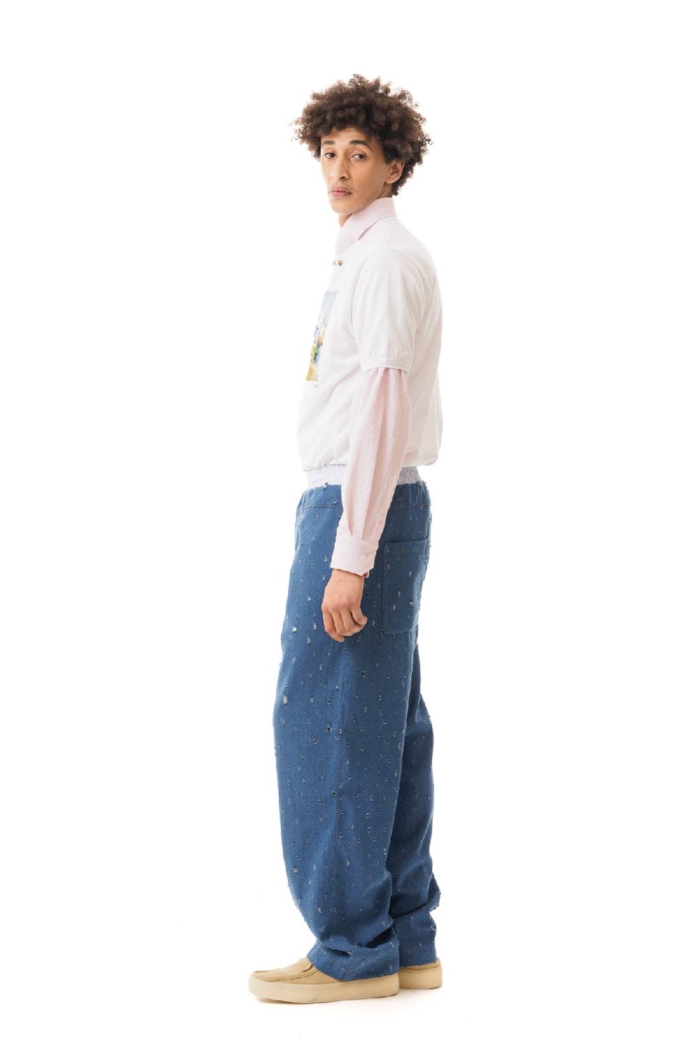 Lc23 Ripped Denim Pants Offerta
