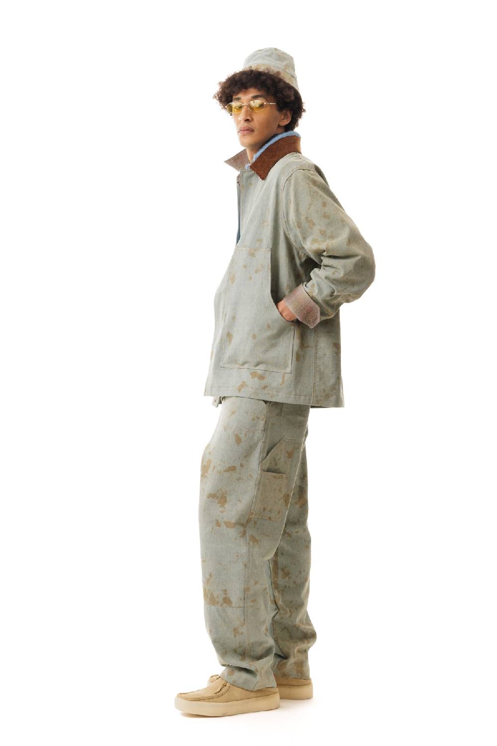 Lc23 Dirty Denim Work Jacket Saldi Di Fabbrica