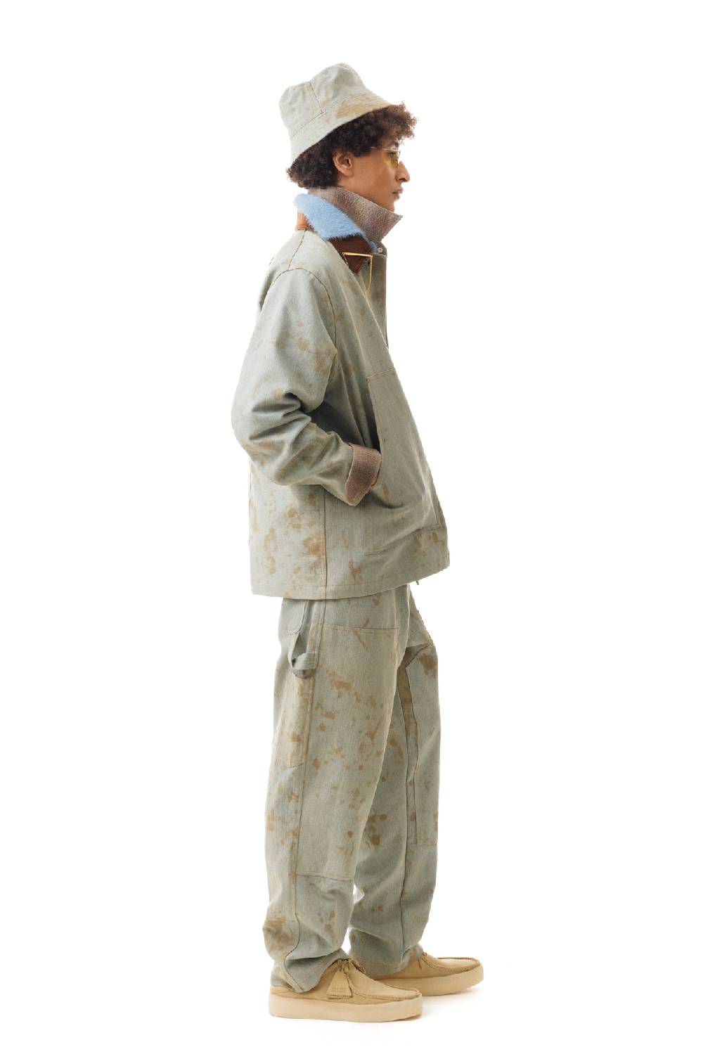Lc23 Dirty Denim Work Jacket Saldi Di Fabbrica