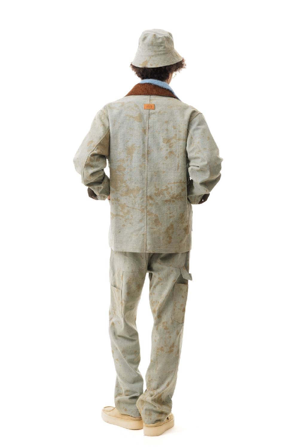 Lc23 Dirty Denim Work Jacket Saldi Di Fabbrica