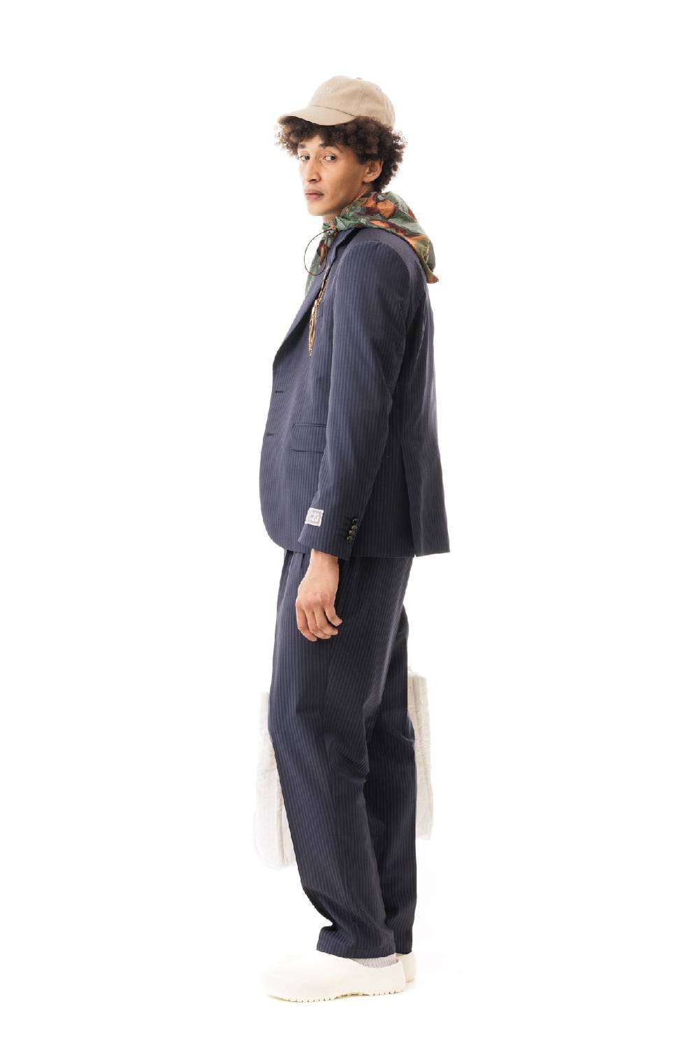 Lc23 Stripes Navy Blazer In Saldo