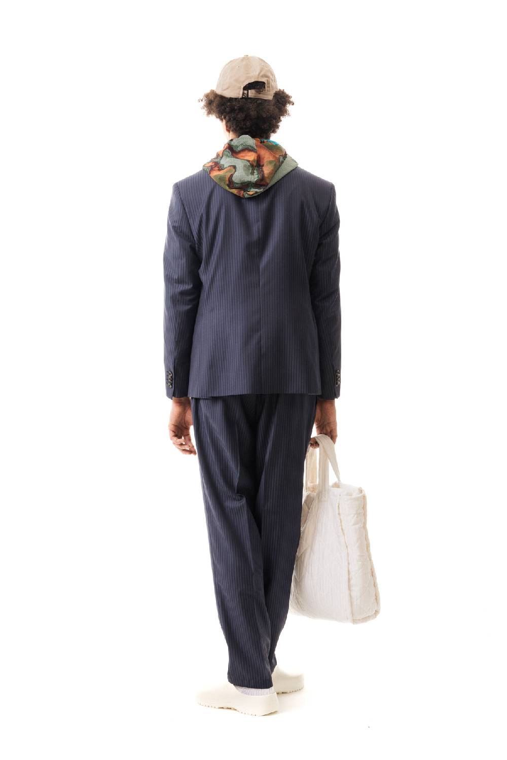 Lc23 Stripes Navy Blazer In Saldo