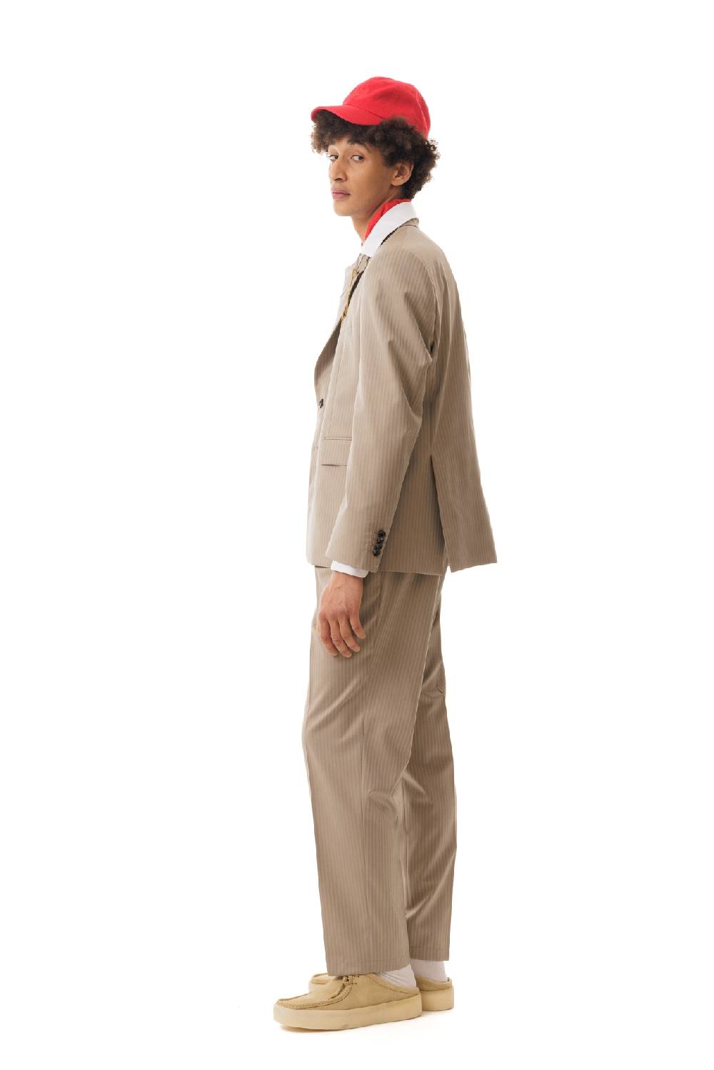 Lc23 Stripes Beige Blazer Nuova