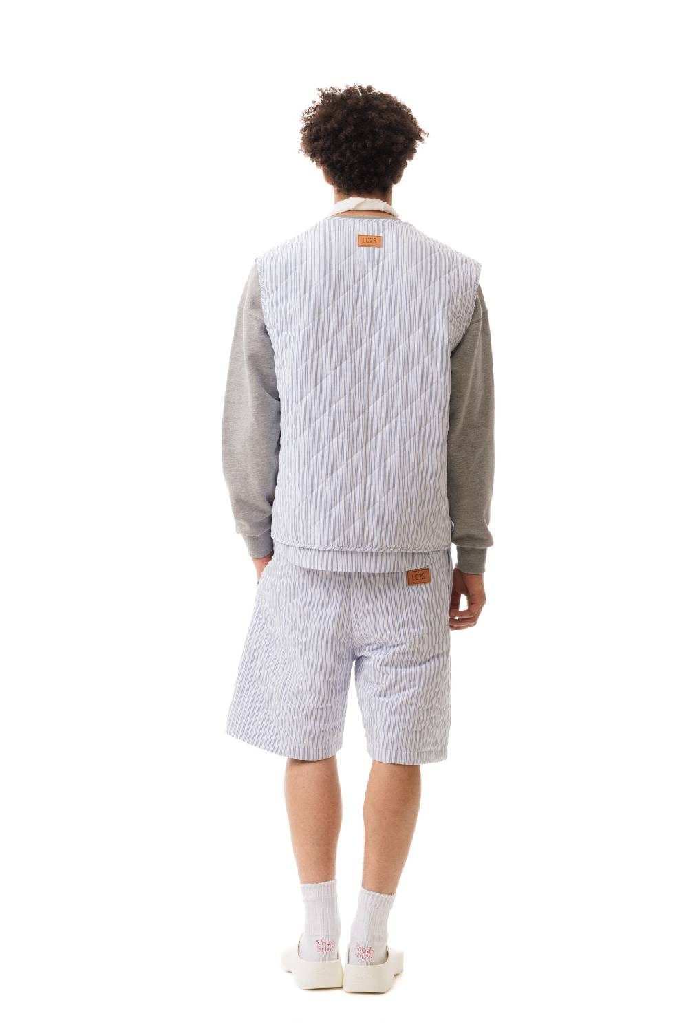 Lc23 Quilted Popeline White-Blue Vest 2025
