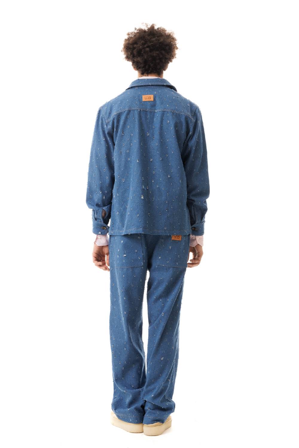 Lc23 Ripped Denim Overshirt Acquista Ora