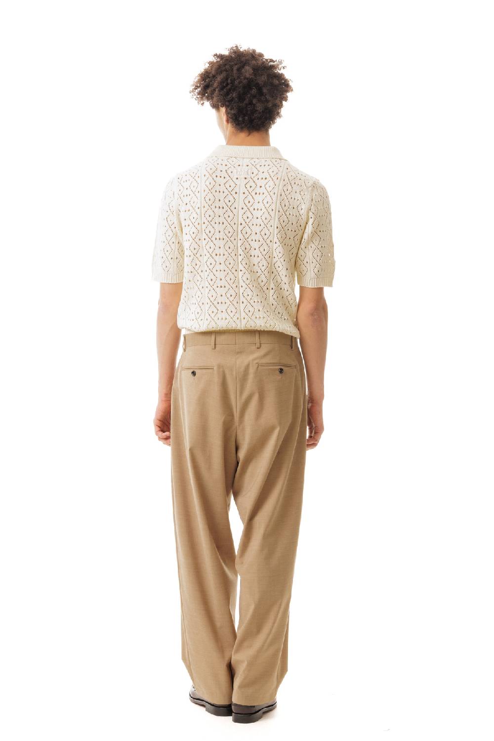 Lc23 Crochet Polo Sweater Prezzo Ridotto