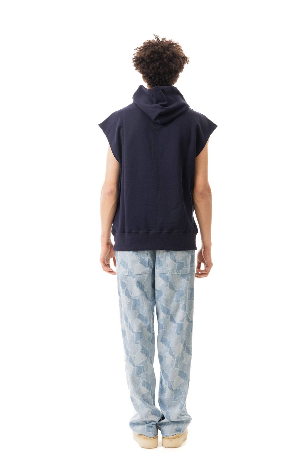 Lc23 Hoodie Vest Navy Sconto