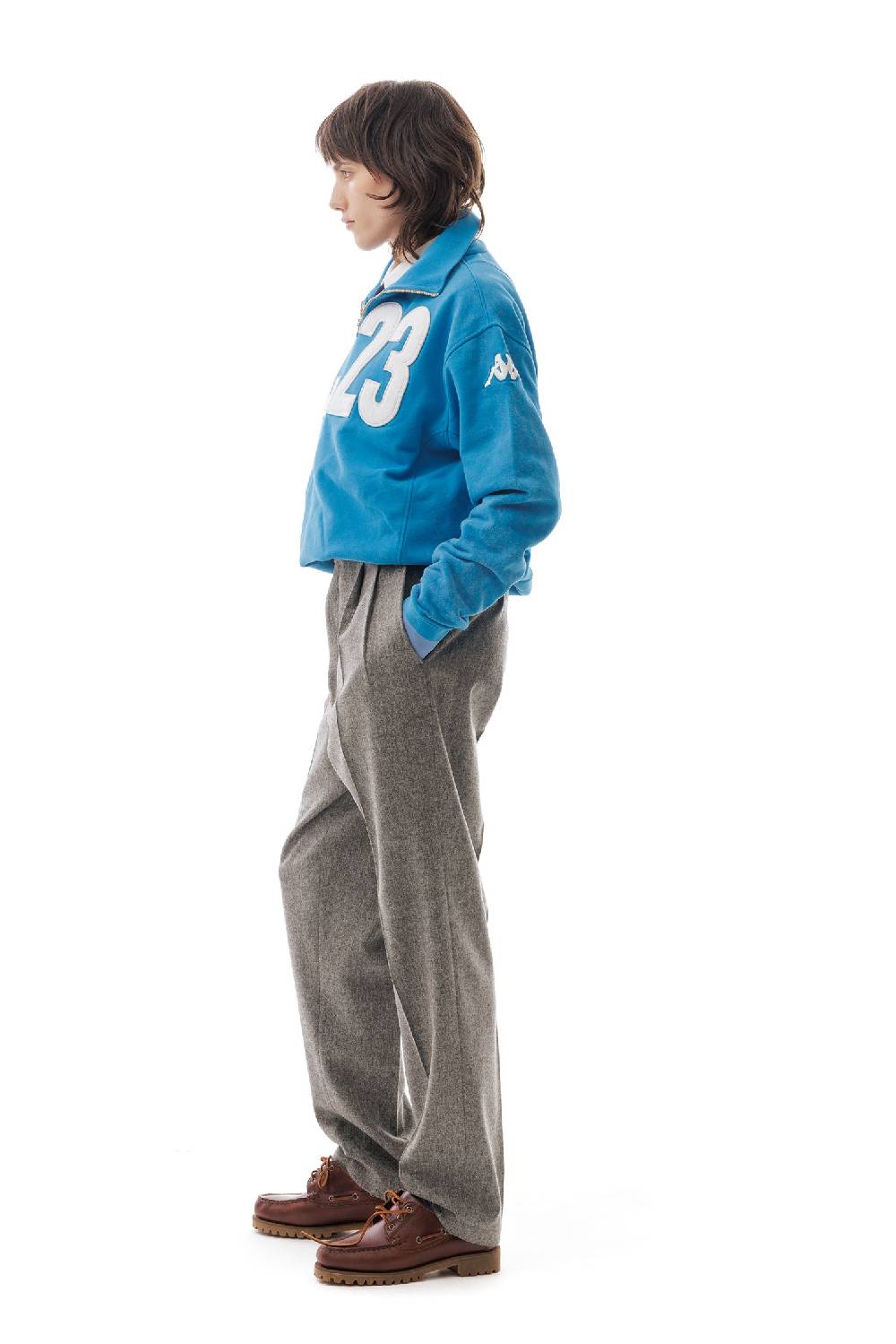 Lc23 LC23 x KAPPA EROI SWEATER BLUE Nuova