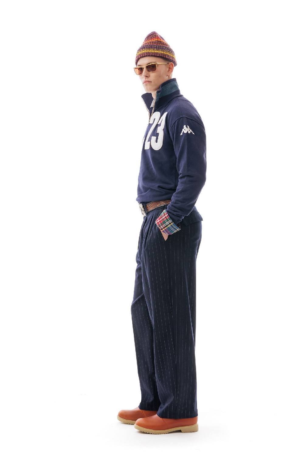 Lc23 LC23 x KAPPA EROI SWEATER NAVY Nuovi prodotti
