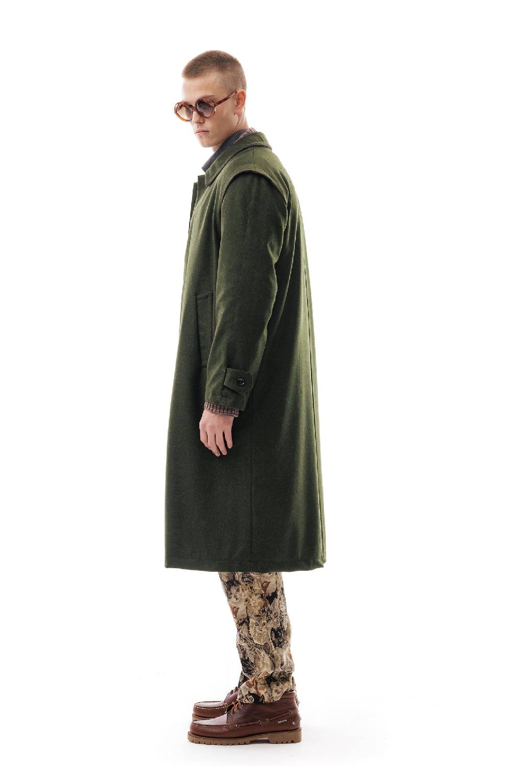 Lc23 WR Loden Coat Green Italy