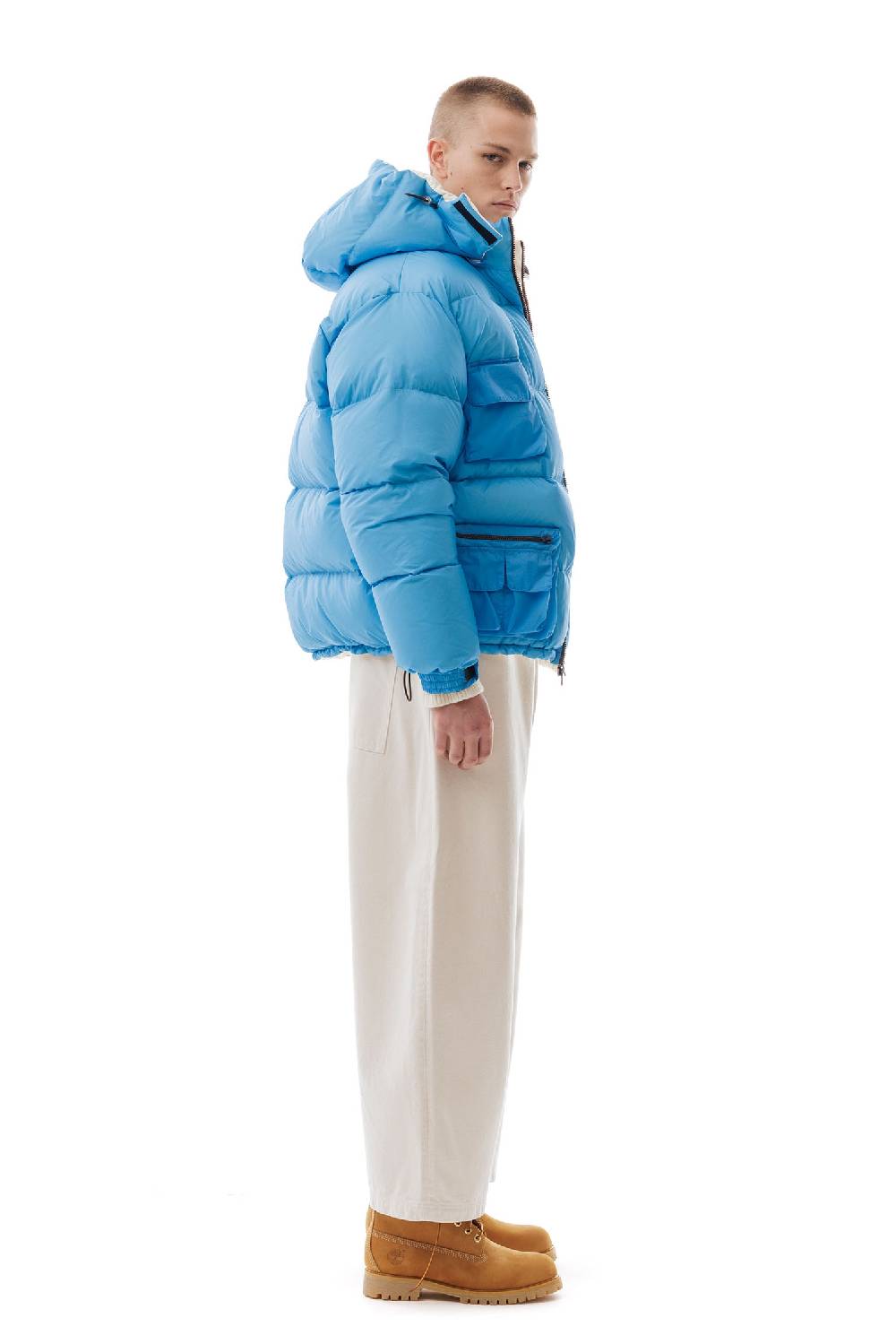 Lc23 Multipocket Down Jacket Blue Offerta