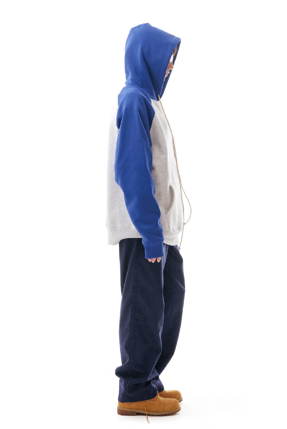 Lc23 Bicolor Hoodie Grey/Blue Outlet