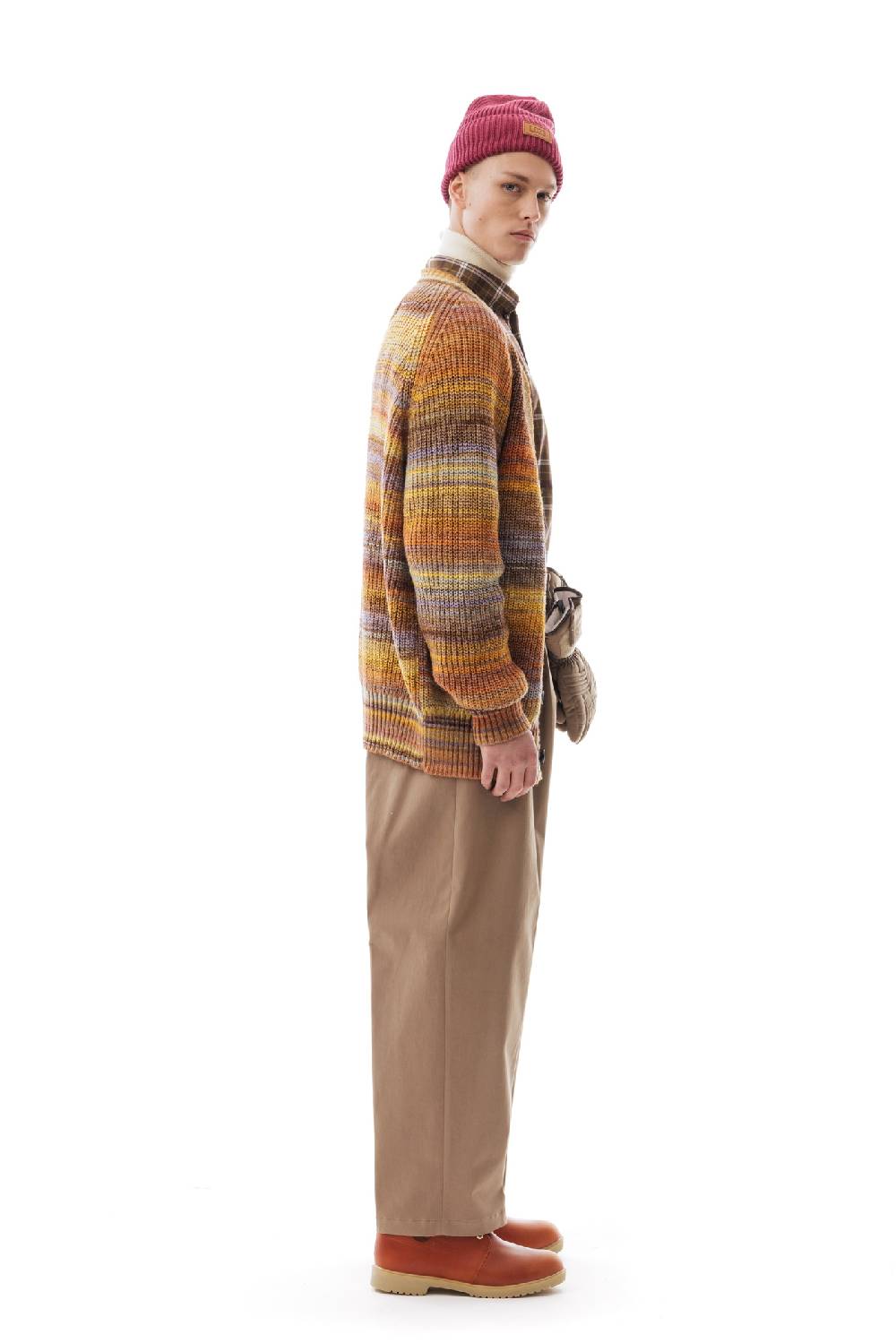 Lc23 Multicolor Cardigan Yellow/Orange Offerte