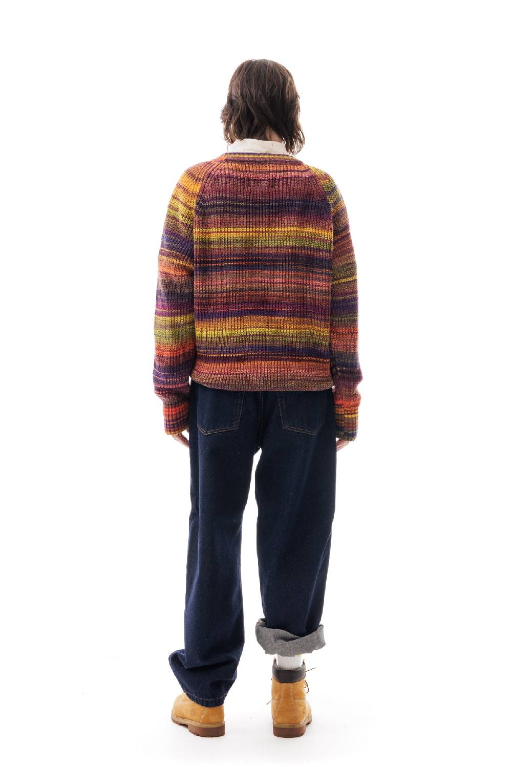 Lc23 Multicolor Cardigan Purple/Yellow Hotsell