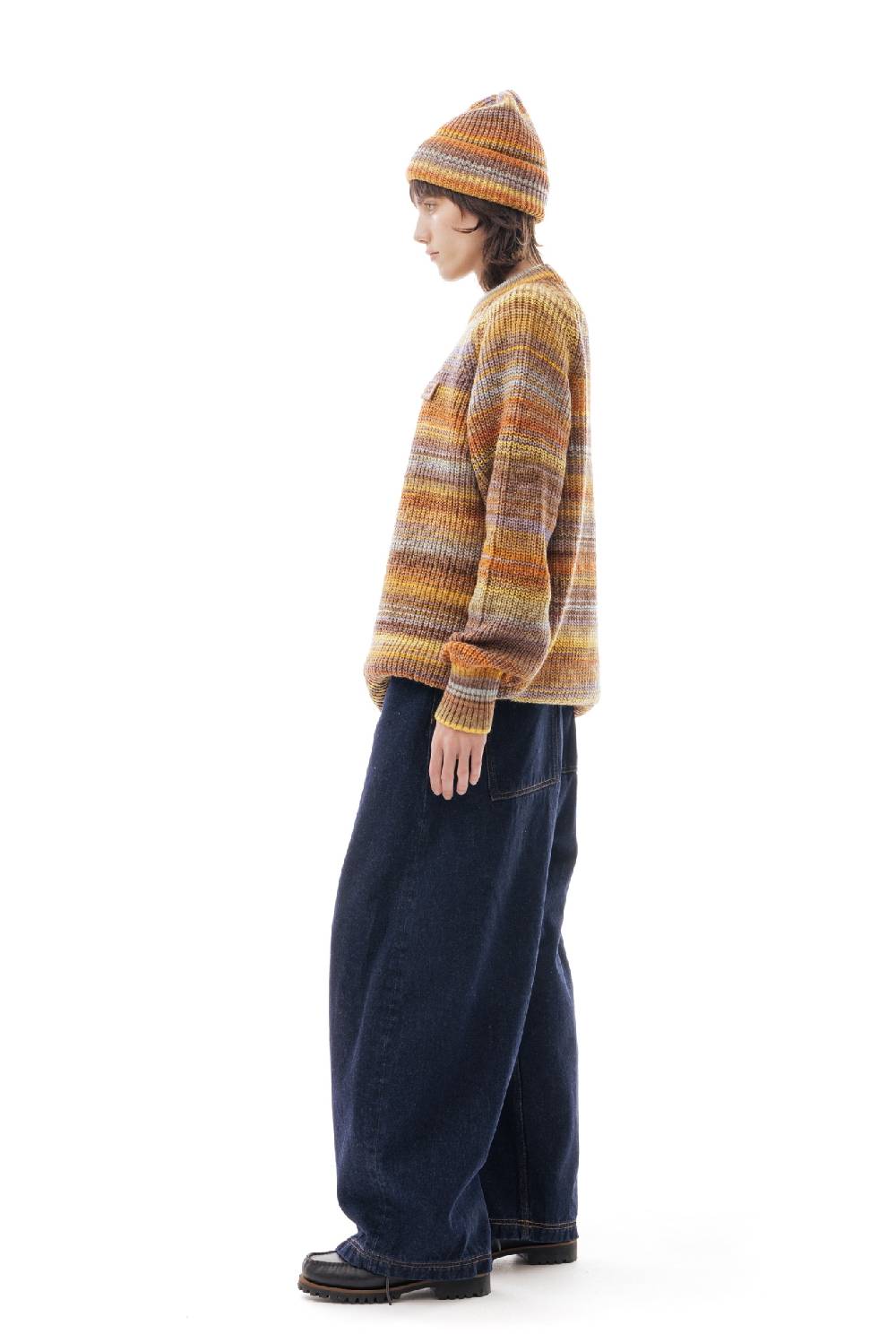 Lc23 Multicolor Sweater Yellow/Orange Vendita Economica