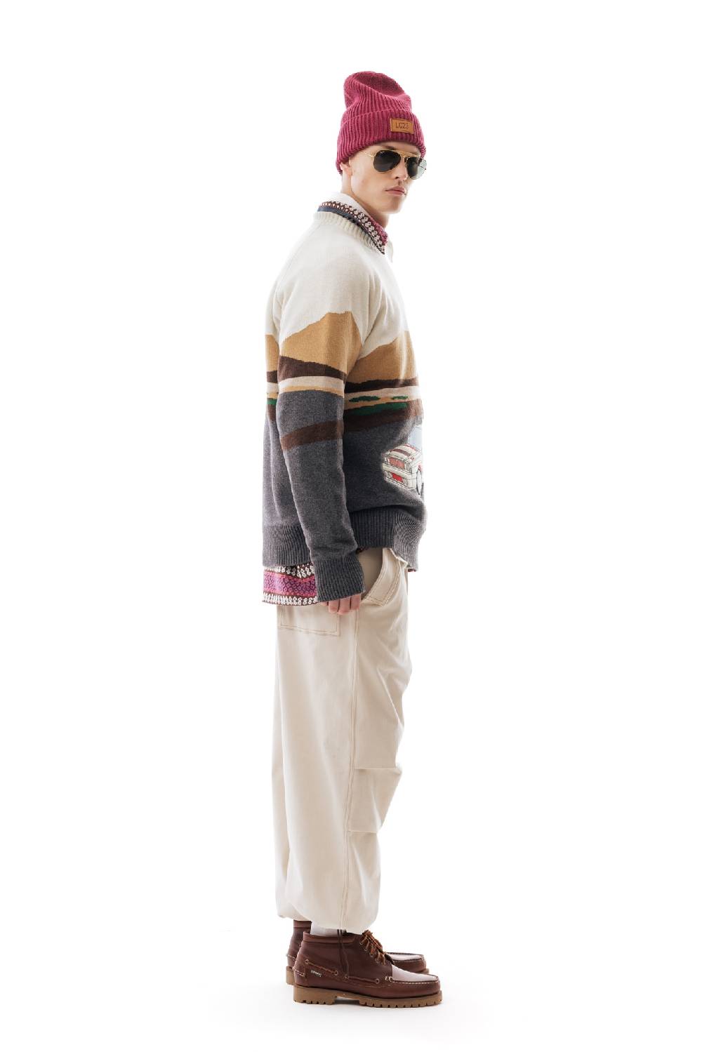 Lc23 Delta Jaquard Sweater Saldi Di Fabbrica