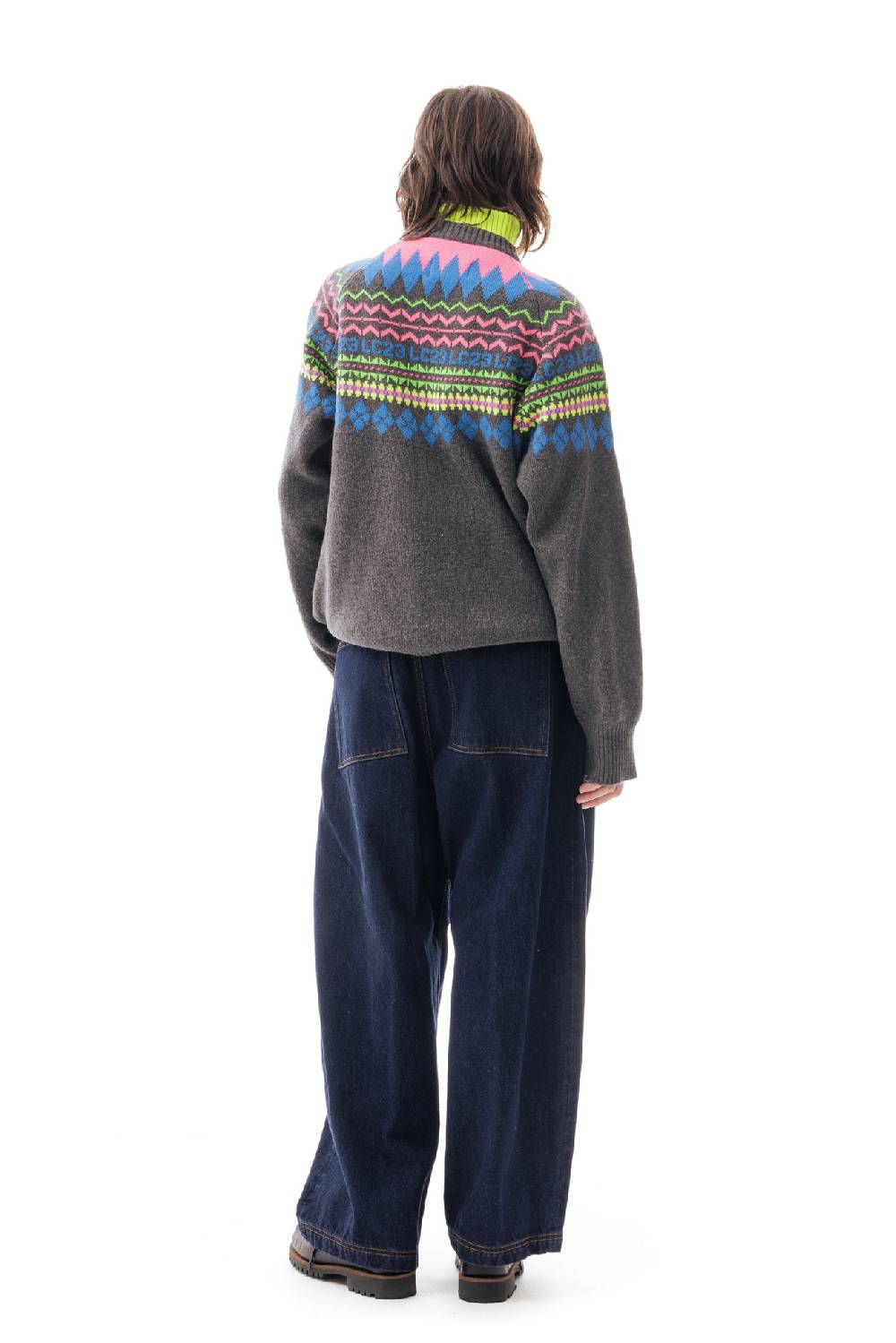 Lc23 LC23 Norvegian Sweater Grey Negozio
