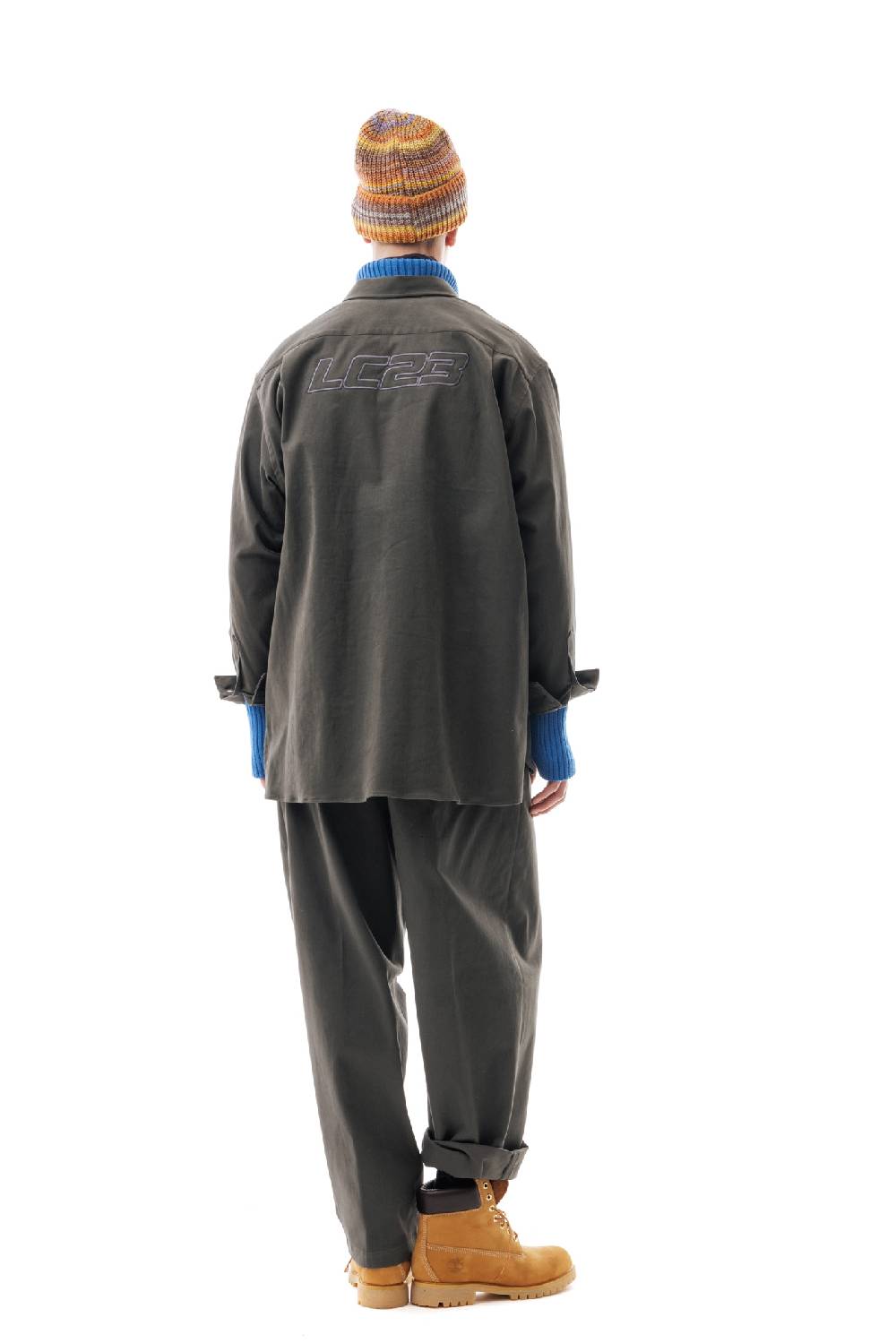 Lc23 Gabardina Overshirt Dark Grey 2025