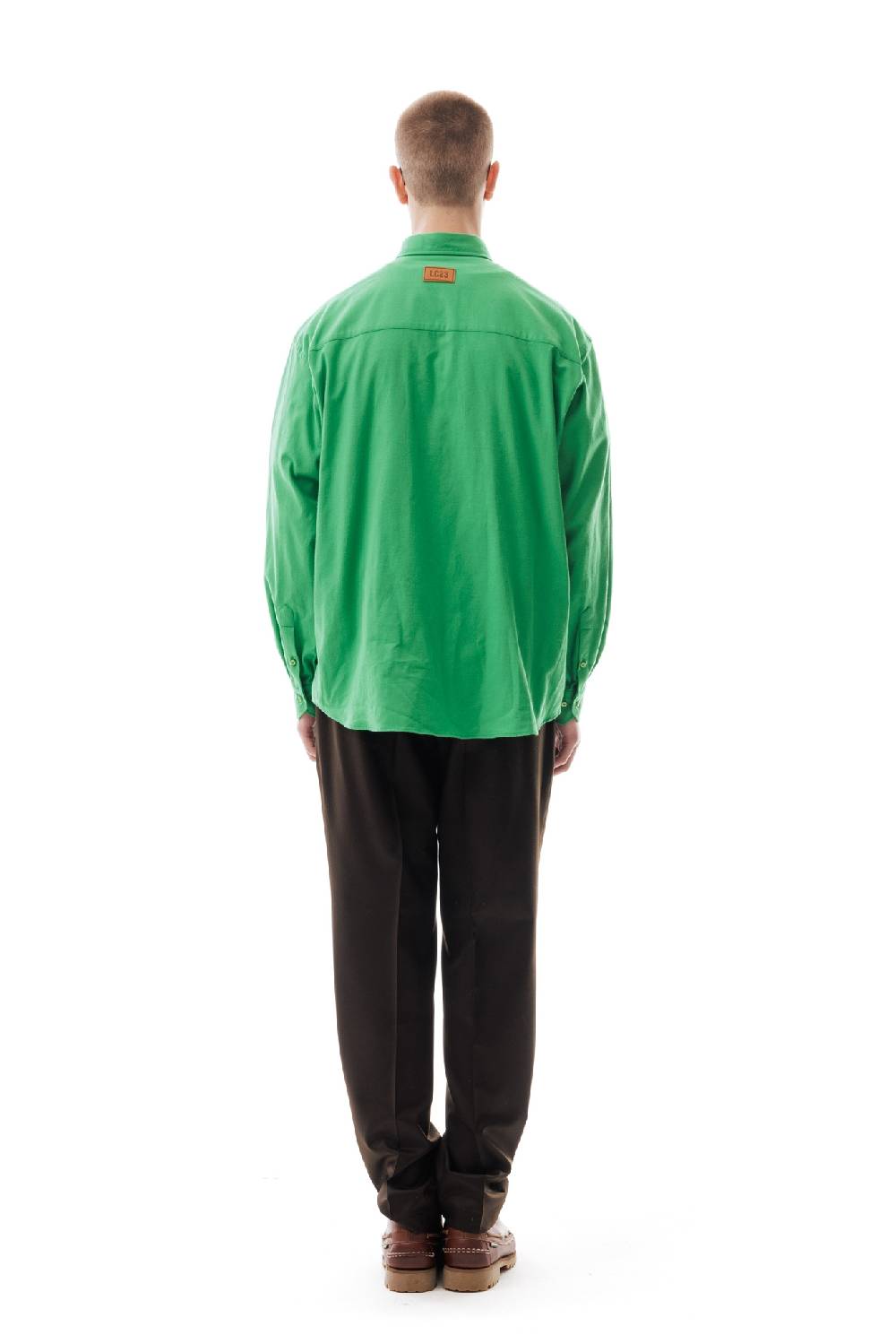 Lc23 Flannel Multipocket Shirt Green Nuovo