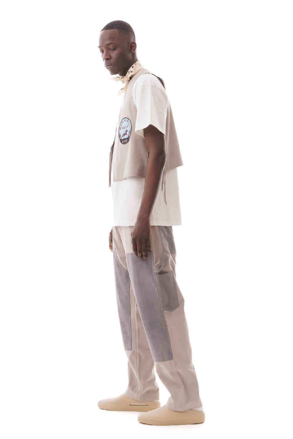 Lc23 Multipatch Suede Vest Grey Online