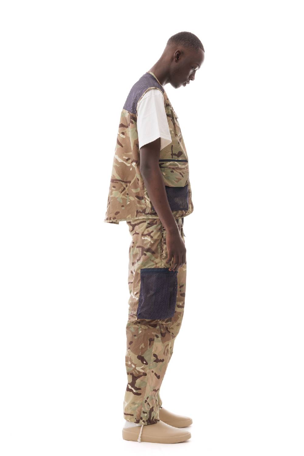 Lc23 Nylon Multipocket Camo Vest Saldi