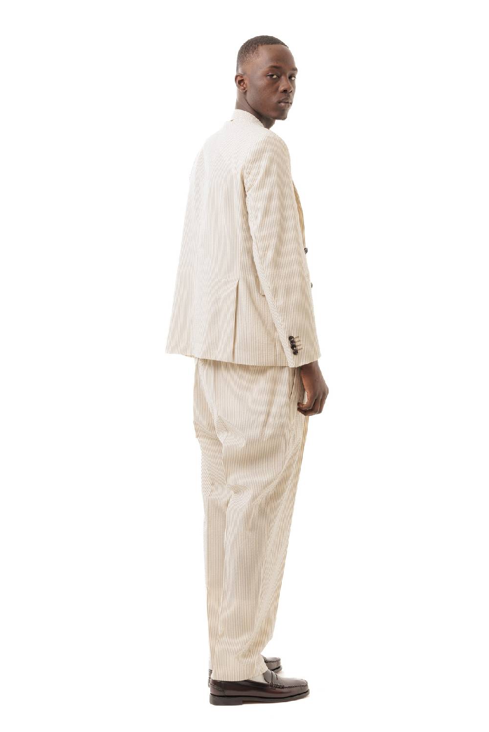 Lc23 Seersucker Stripes Blazer Vendita Calda