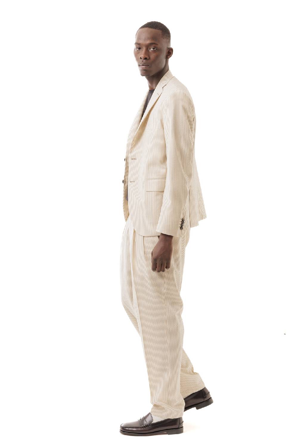 Lc23 Seersucker Stripes Blazer Vendita Calda