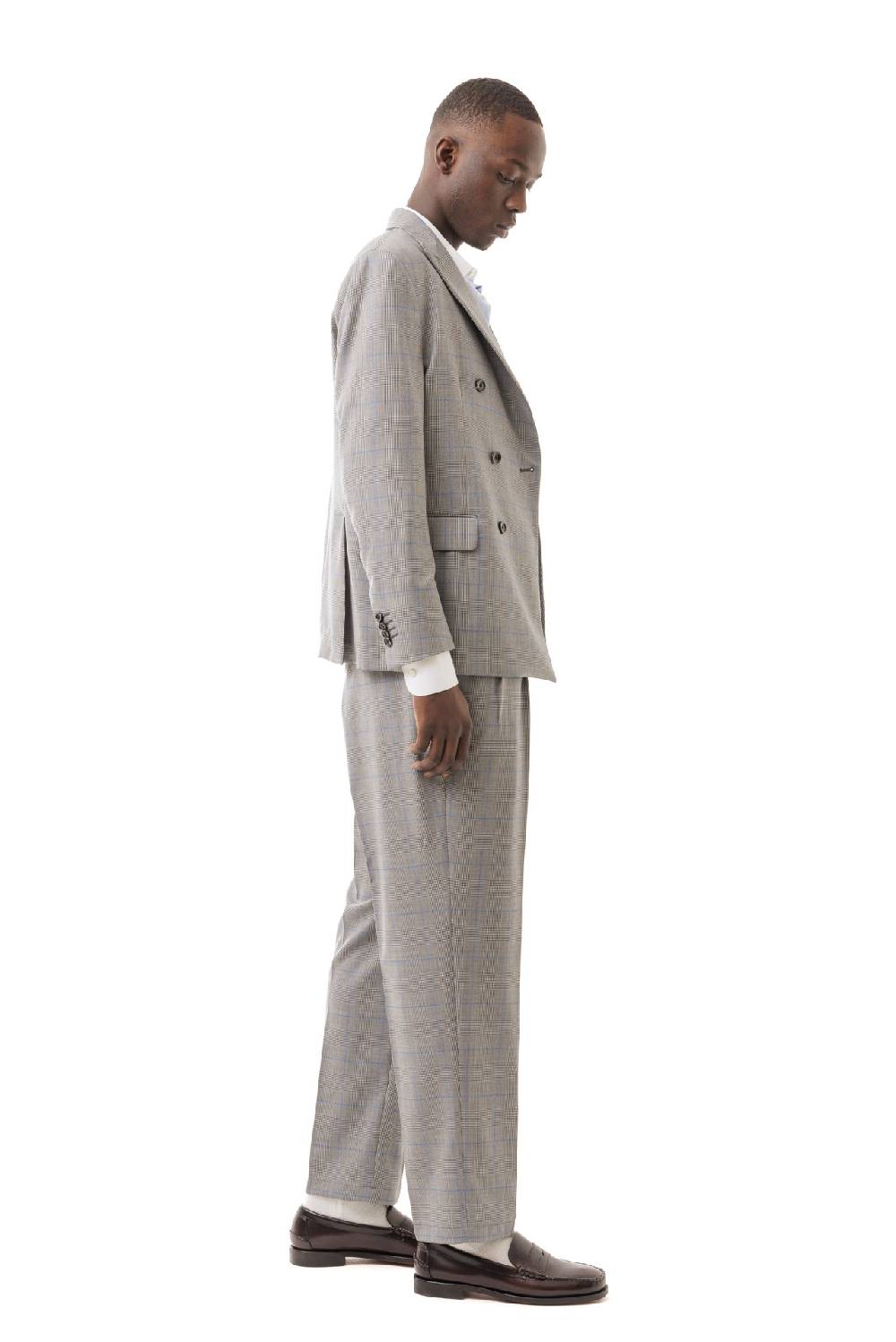 Lc23 Prince of Galles Grey Blazer Vendita Economica