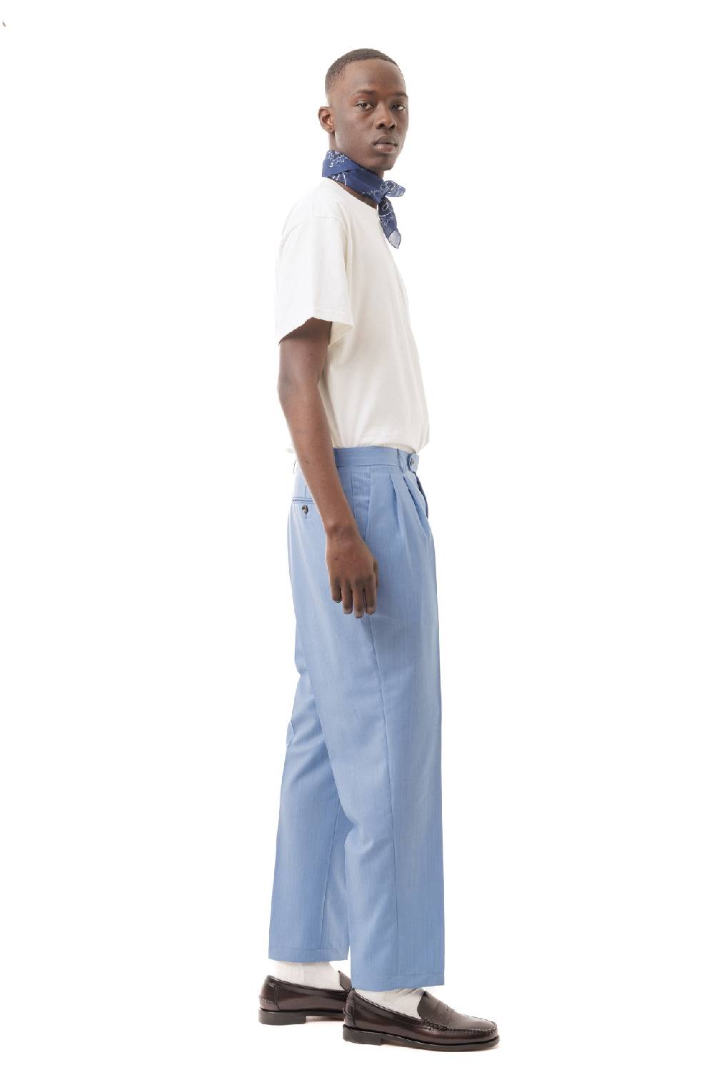 Lc23 Blue Trousers Saldi Di Fabbrica