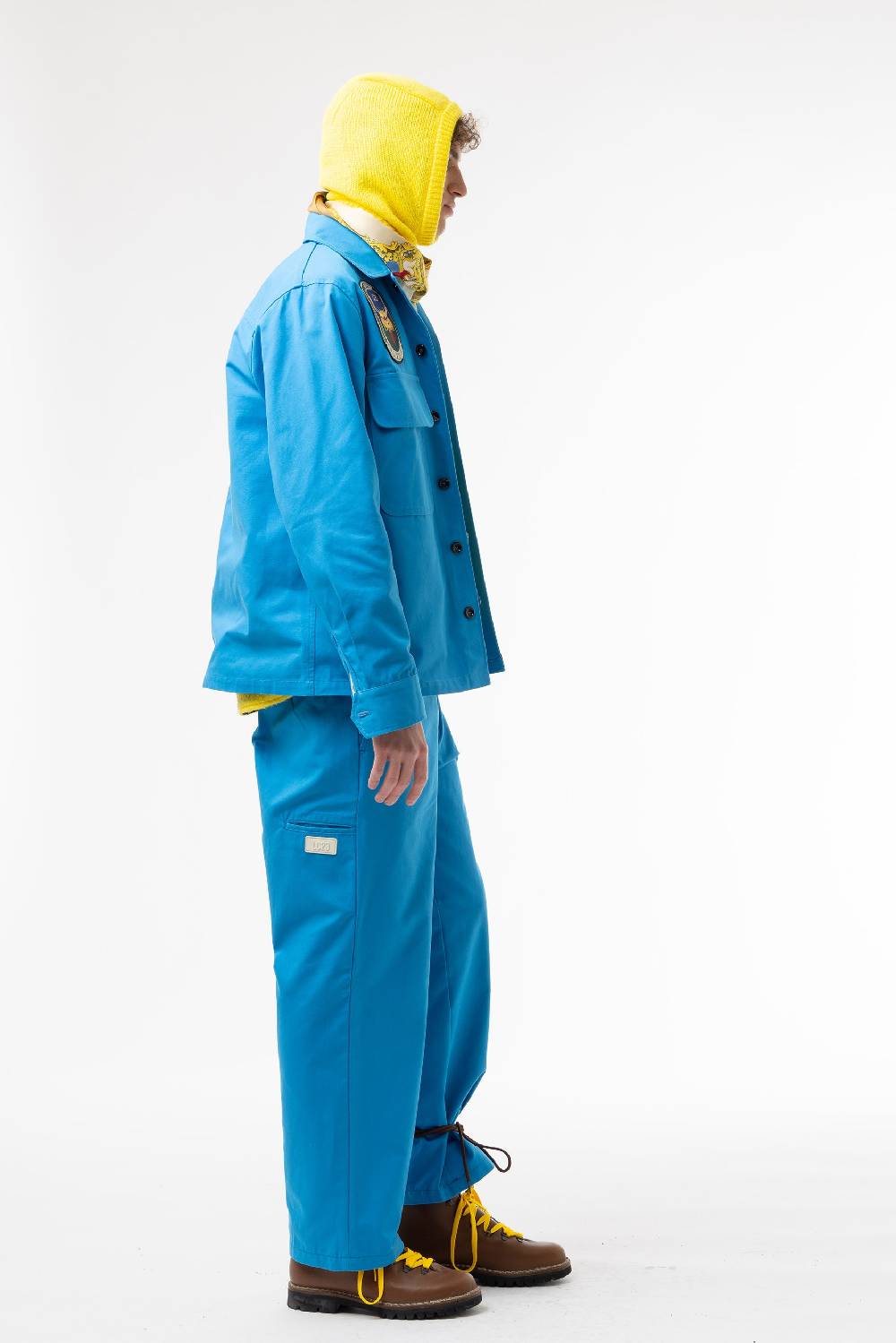 Lc23 Patch Canvas Overshirt Turquoise Promozione Limitata