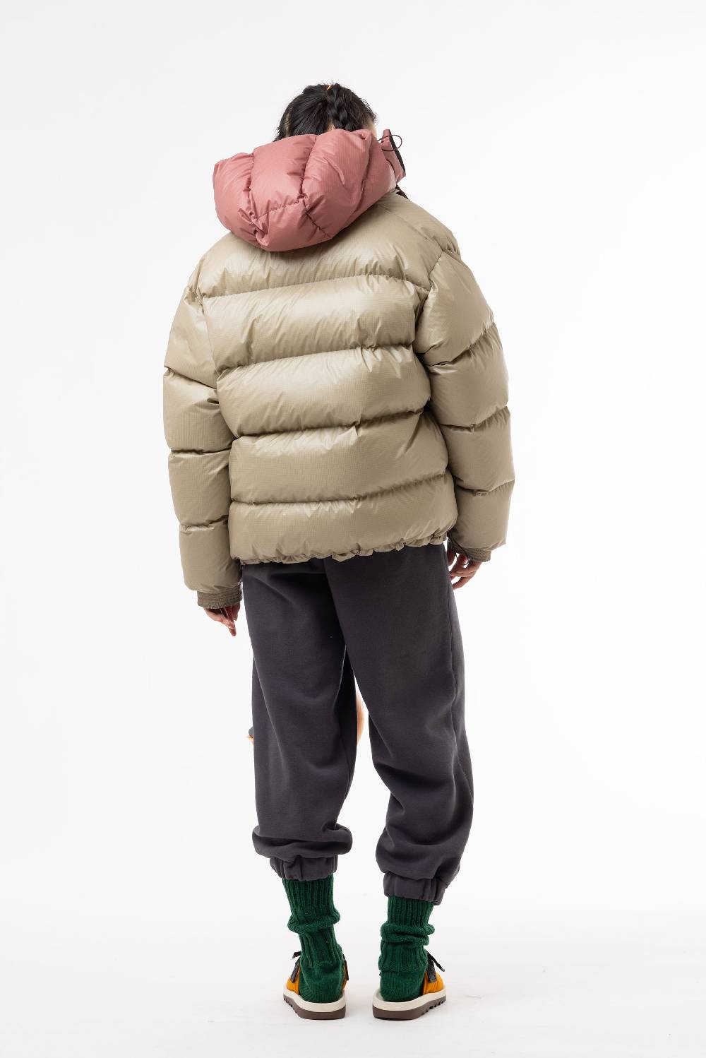 Lc23 Multipocket Down Jacket Beige/Pink Fino Al -60%
