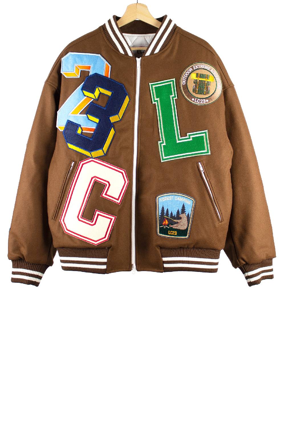 Lc23 Multipatch Varsity Jacket Affare Del Giorno