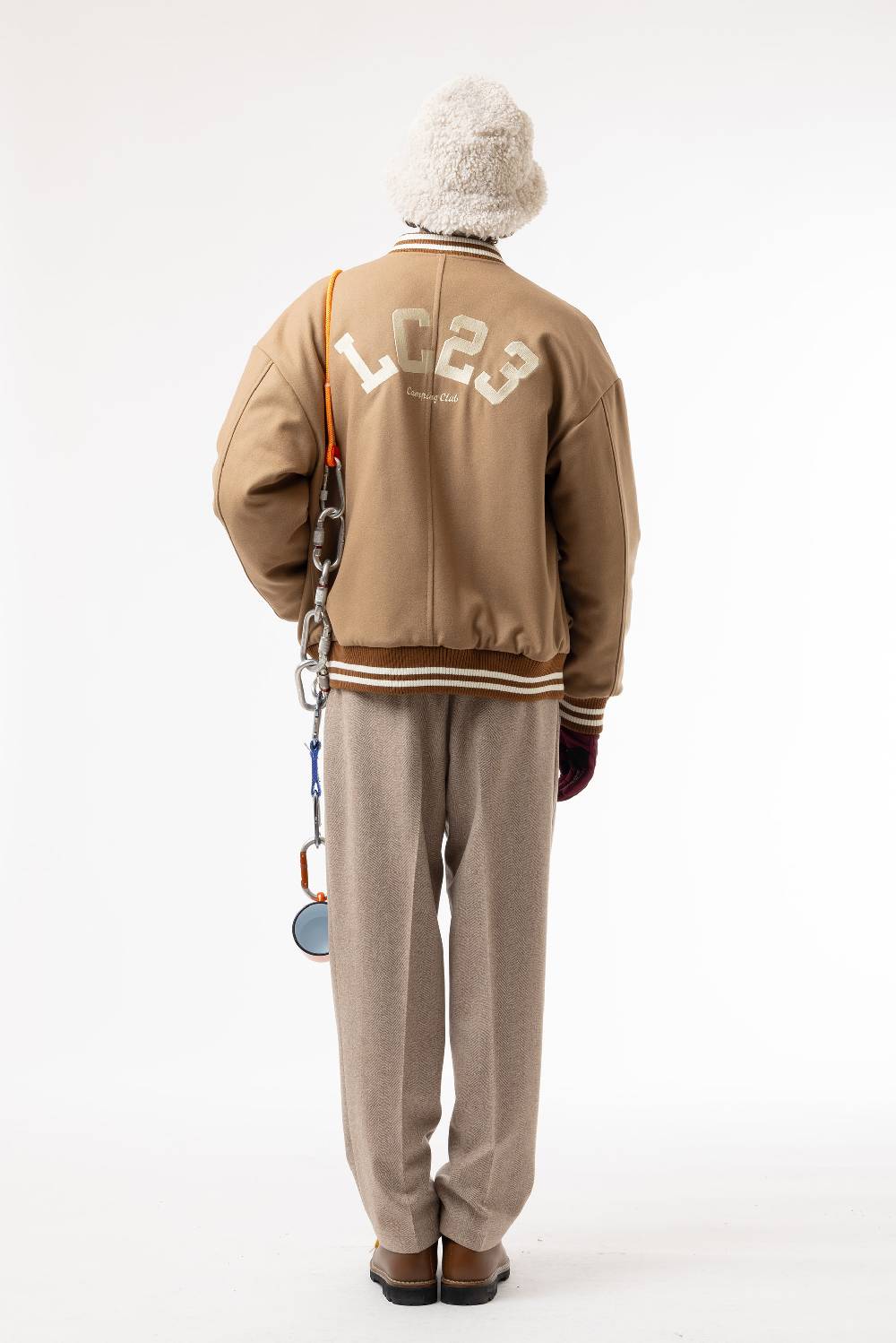 Lc23 Multipocket Varsity jacket Camel Prezzo Ridotto