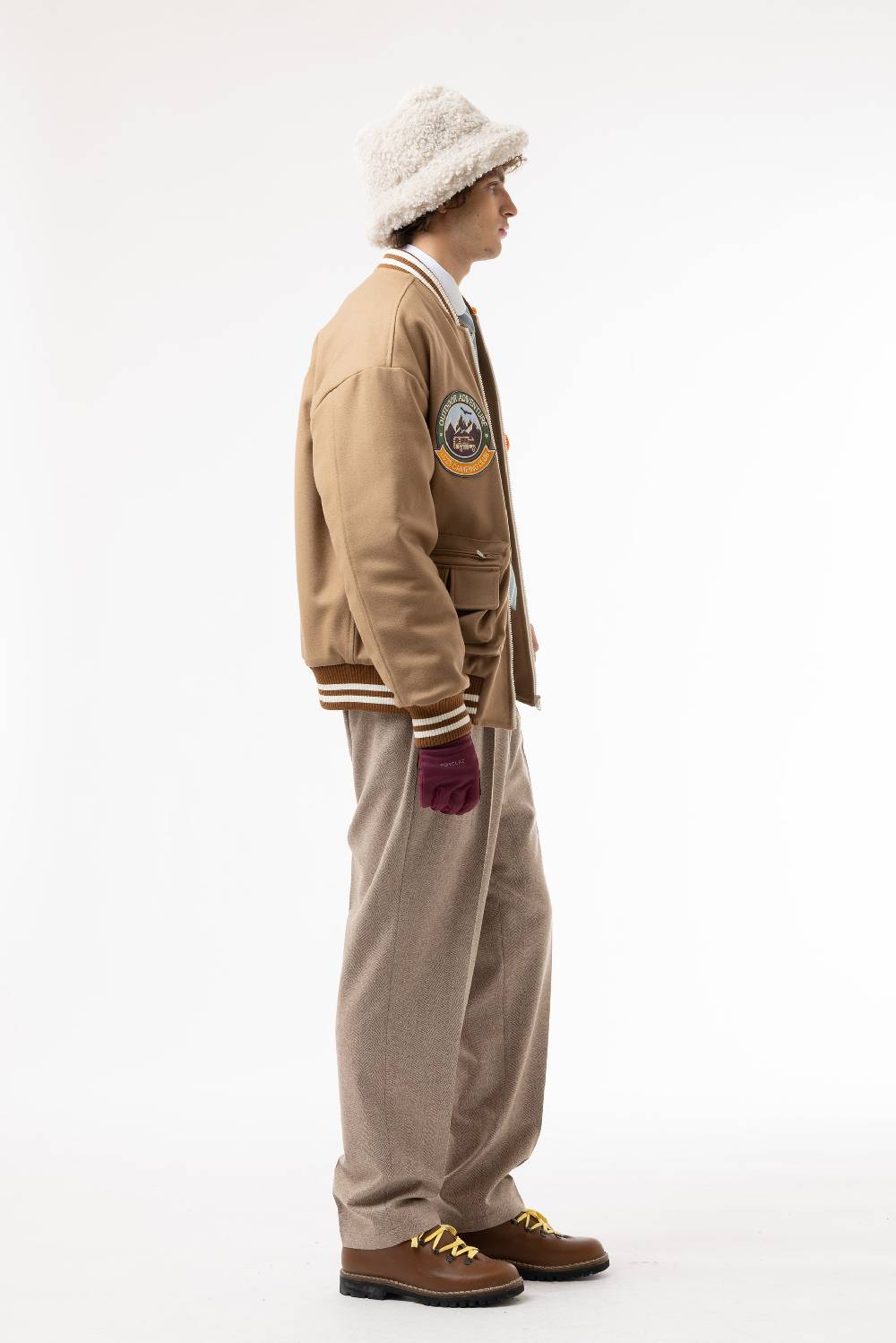 Lc23 Multipocket Varsity jacket Camel Prezzo Ridotto