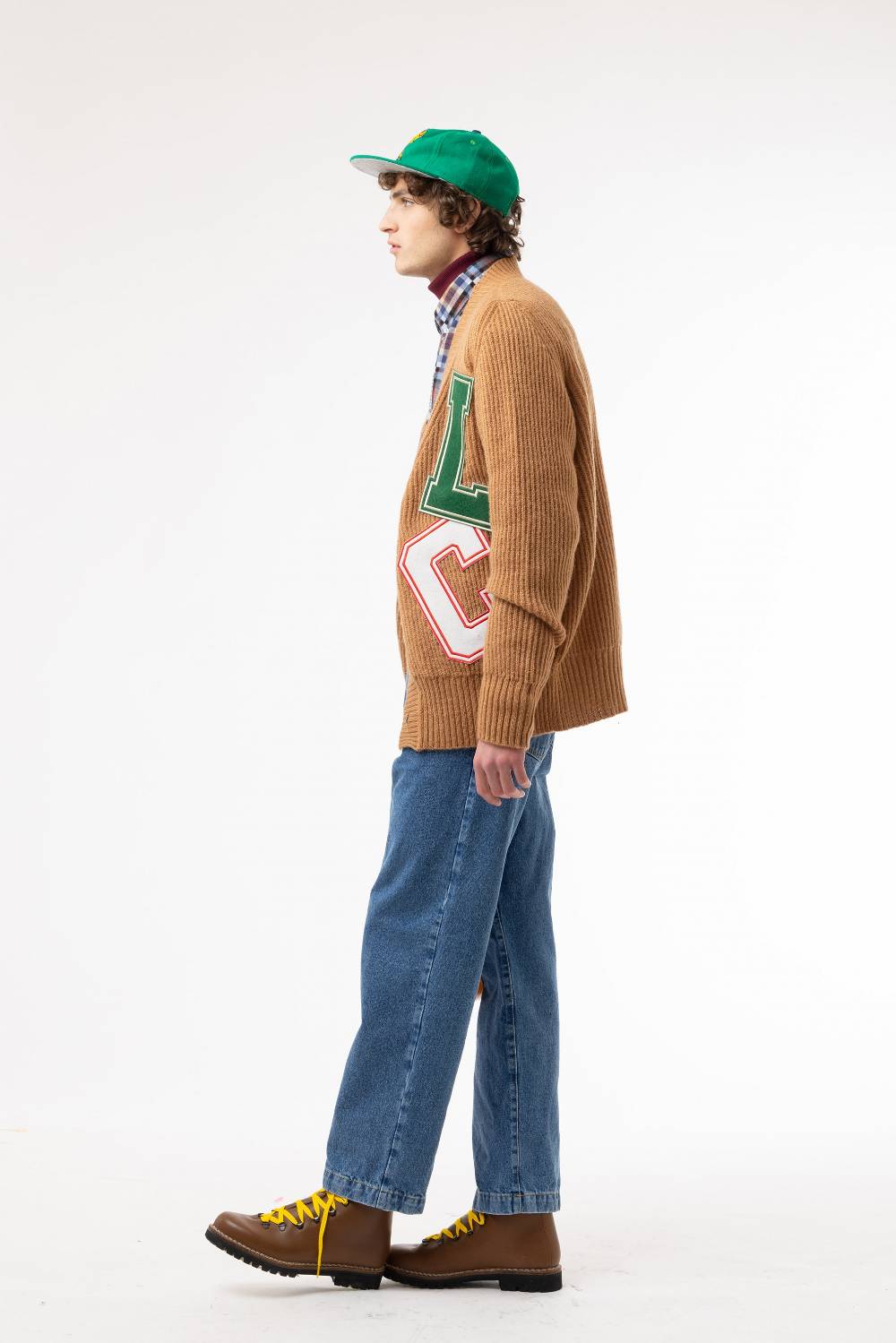 Lc23 Patch Cardigan Camel Online