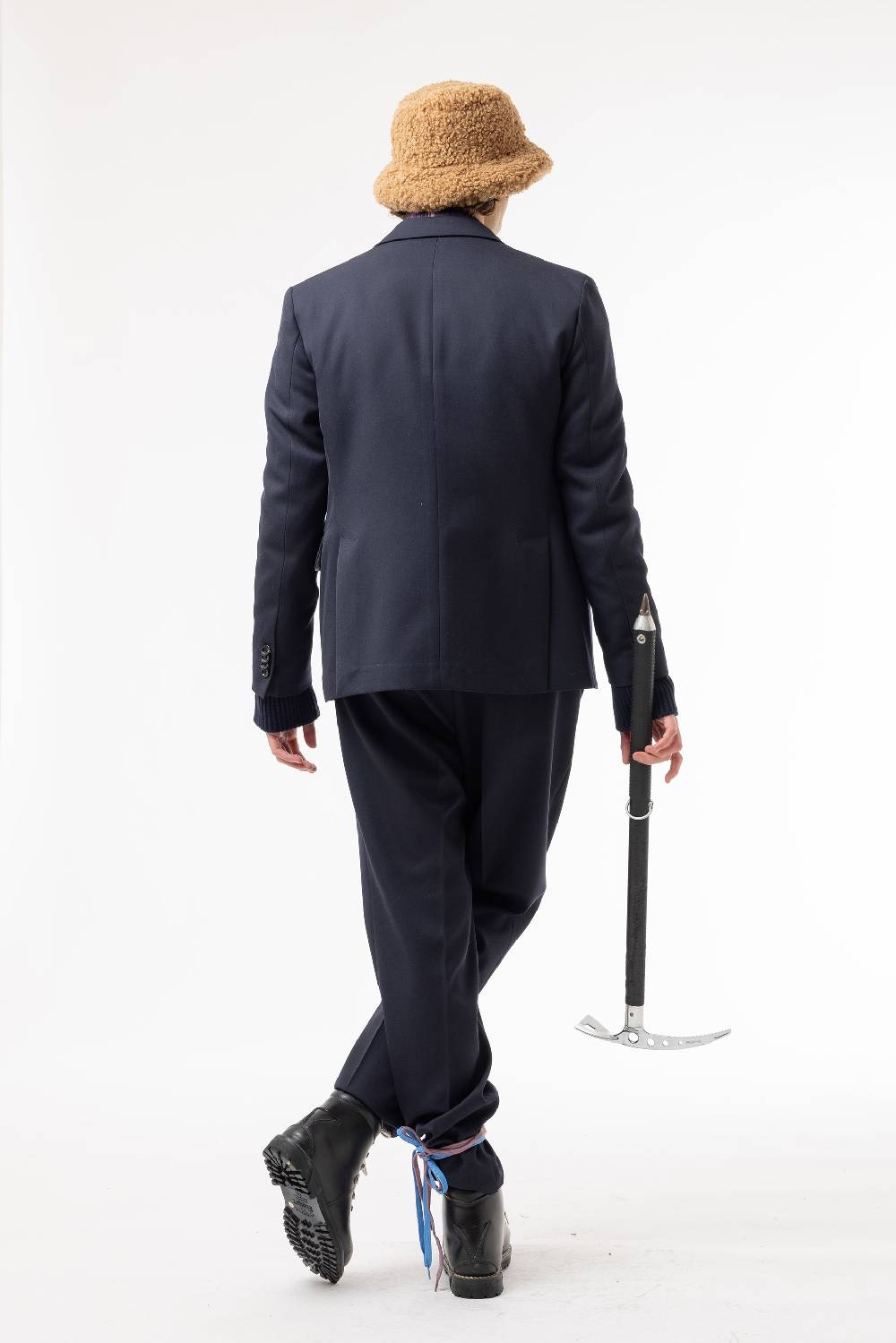 Lc23 Marzotto Wool Navy Blazer Vendita Calda