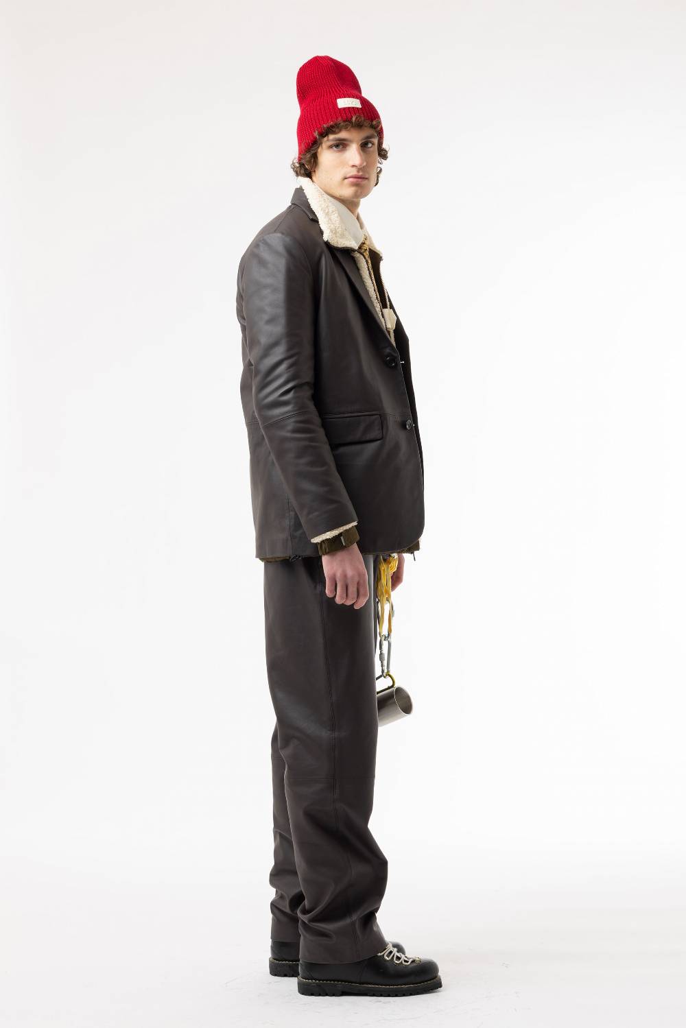 Lc23 Leather Blazer Vendita Economica