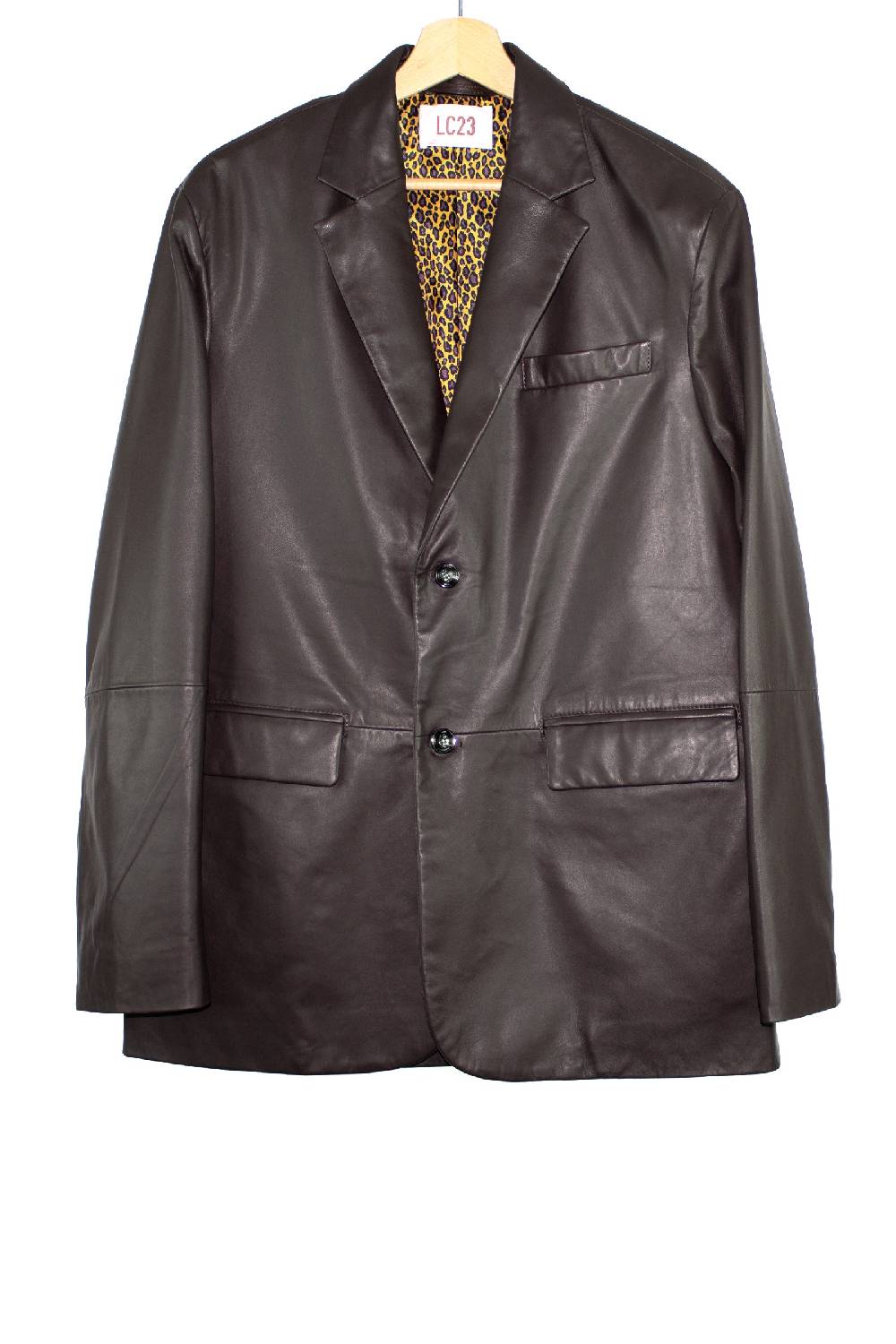 Lc23 Leather Blazer Vendita Economica