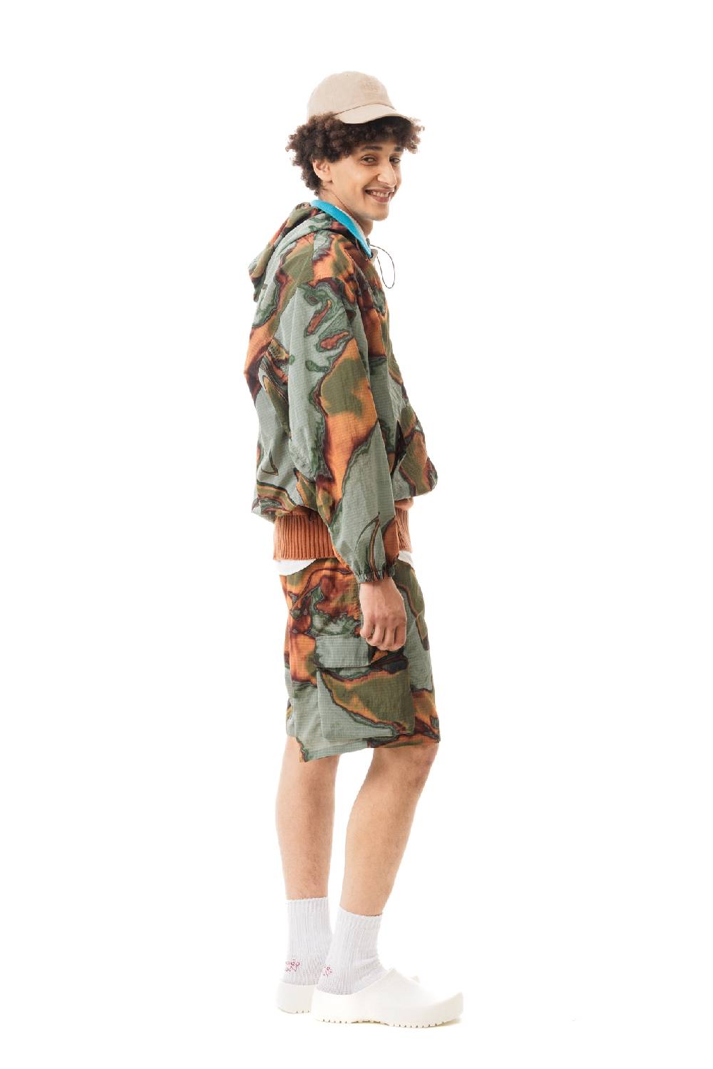 Lc23 Printed Nylon Jacket Soddisfazione Garantita